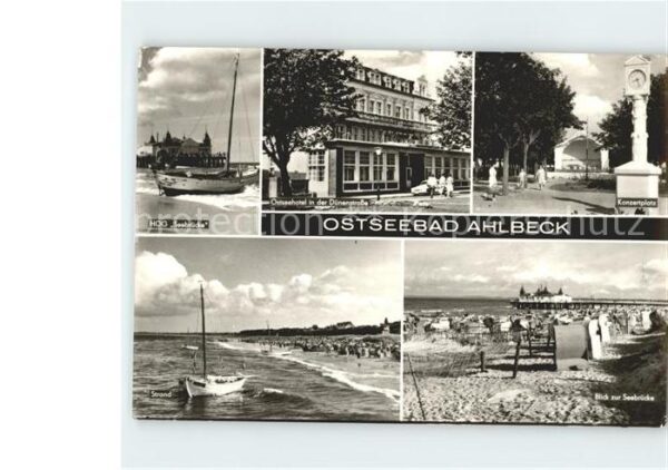 Ahlbeck Ostseebad HOG Seebrücke Konzertplatz Seebrücke
