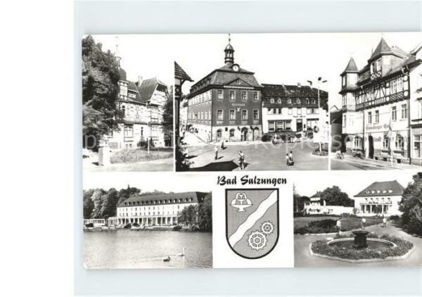 Bad Salzungen Kurbücherei Markt Rathaus Hennenberger