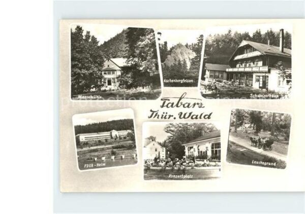 Tabarz Aschenbergfelsen Schweizerhaus Lauchagr
