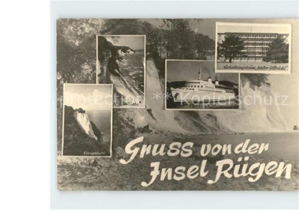 Insel Ruegen Fährschiff Erholungsheim Walter Ulbicht