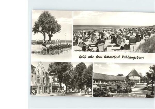 Kuehlungsborn Ostseebad Strand Bühne Promenade