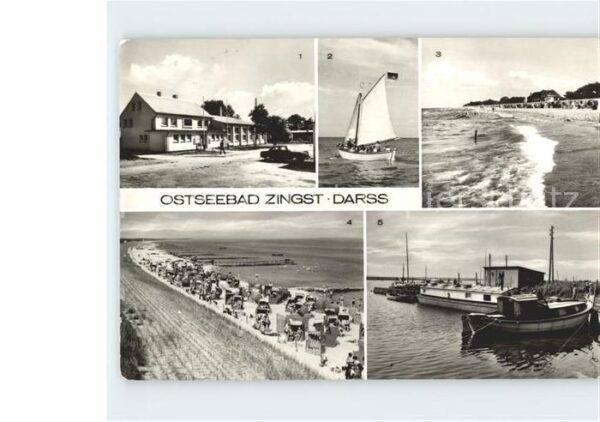 Zingst Ostseebad Segelboot Möwe Erholungsheim Dünenhaus