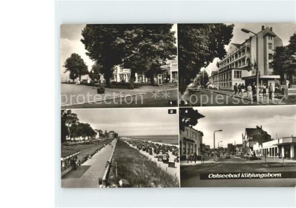 Kuehlungsborn Ostseebad Strandstrasse Promenade Kreiskrankenhau