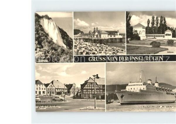 Insel Ruegen Königstuhl Göhren Sellin Eisenbahnfährs