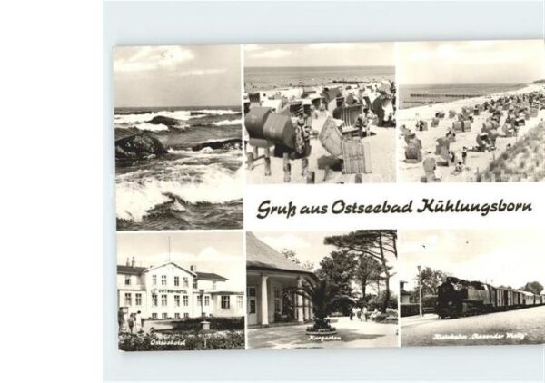 Kuehlungsborn Ostseebad Ostseehotel Kurgarten Kleinbahn Rassend
