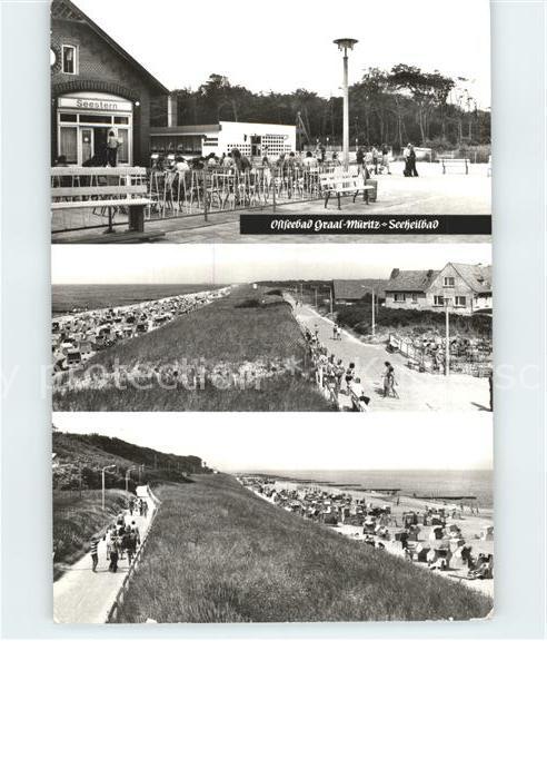Graal-Mueritz Ostseebad Seestern Cafe Promenade Strand