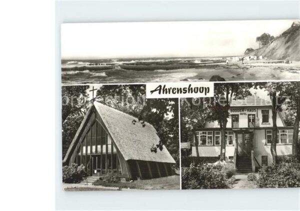 Ahrenshoop Ostseebad Kirche Bodden Haus Strand