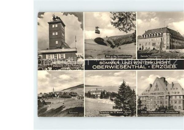 Oberwiesenthal Erzgebirge Wetterwarte Fichtelberg Sprungschanze Z
