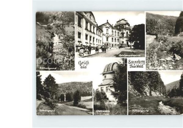 Sonneberg Thueringen Röthengrund Spelzeugmuseum Sternwarte