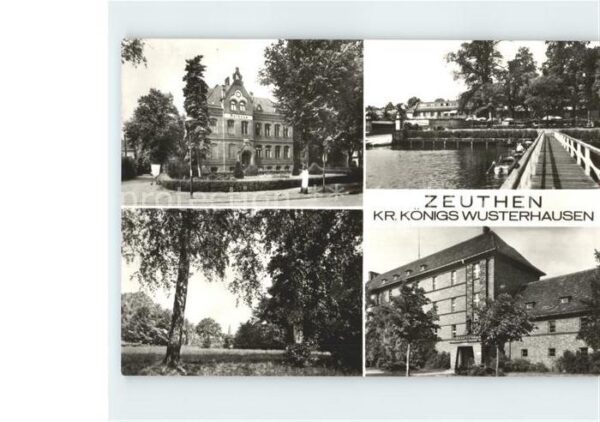 Zeuthen Brücke Burg Rathaus