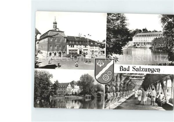 Bad Salzungen Markt Kurhaus Burgsee Hufeland Sanatori