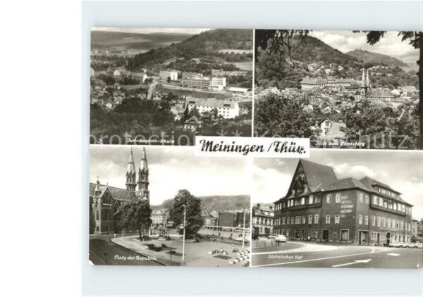 Meiningen Thueringen Juri Gagarin Schule Landsberg Sächsisch