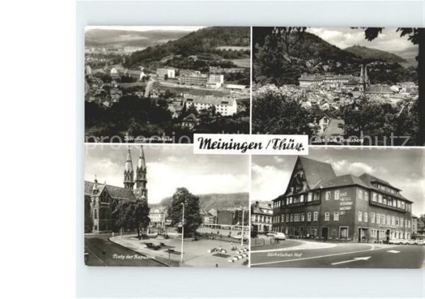 Meiningen Thueringen Juri Gagarin Schule Landsberg Sächsisch