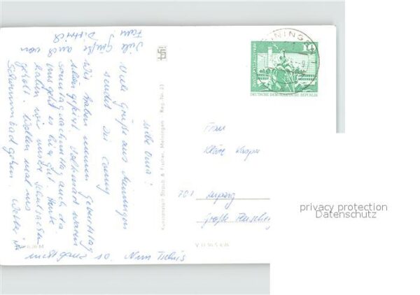 Meiningen Thueringen Juri Gagarin Schule Landsberg Sächsisch – Bild 2