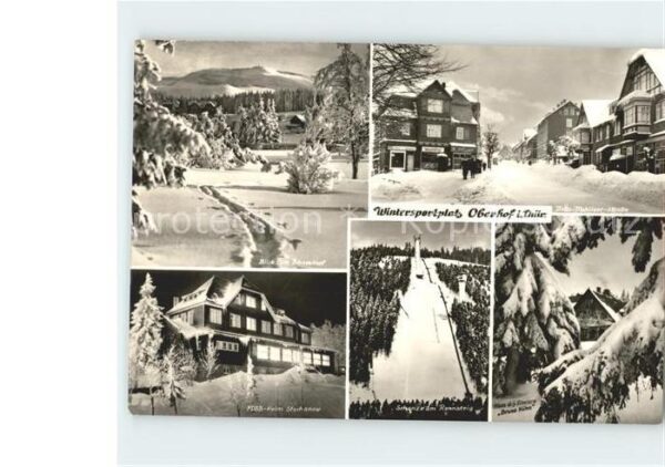 Oberhof Thueringen Schneekopf Zella Mehliser Strasse Schan
