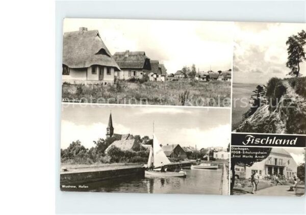 Ahrenshoop Ostseebad Fischland Wustrow Hafen Dierhagen FDGB
