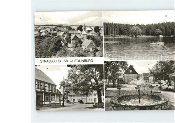 Strassberg Harzgerode Treuer Nachbarteich Konsum Gaststätte L
