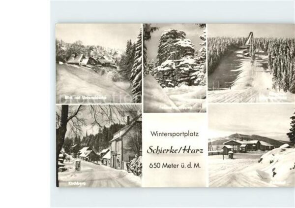 Schierke Harz Unterschierke Feuersteinklippen Bahnhof