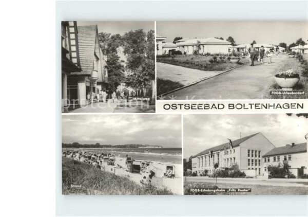 Boltenhagen Ostseebad Mittelweg FDGB Urlauberdorf Erholungshe