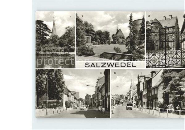 Salzwedel Pfefferteich Burggarten Joh Friedr Dann