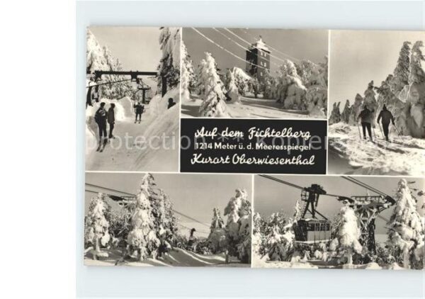 Oberwiesenthal Erzgebirge Fichtelberg Ski Luftseilbahn