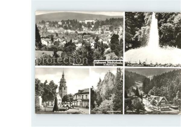 Friedrichroda Puschkinpark Kühles Tal Aschenbergstein