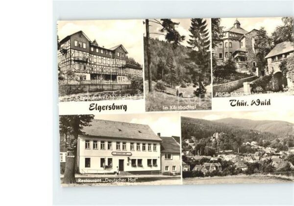 Elgersburg Reichsbahn Erholungsheim Kärnbachtal Re