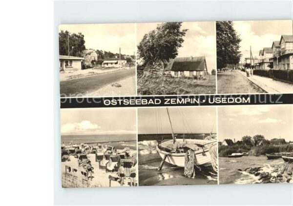 Zempin Strand Boot Häuser