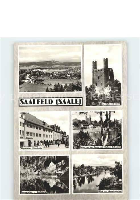 Saalfeld Saale Höhe Schwrm Gondelstation Marktplatz Gr