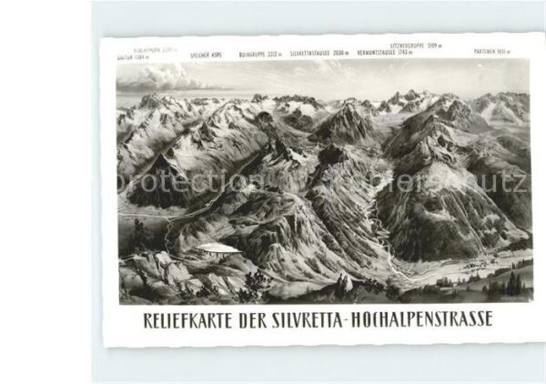 Silvretta-Hochalpenstrasse Fluchthorn Galtür Litznergruppe