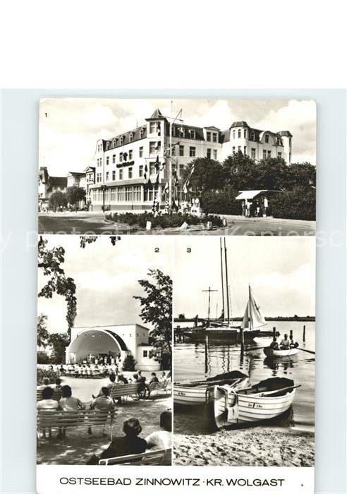 Zinnowitz Ostseebad Usedom Heim Glück auf Konzertpavillon Achterwa