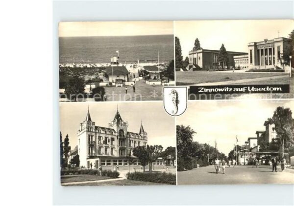Zinnowitz Ostseebad Usedom Kulturhaus Heim Klement Gottwald Promen