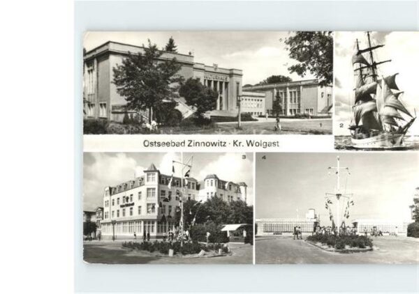 Zinnowitz Ostseebad Usedom Kulturhaus Segelschulschiff Wilhelm Pie