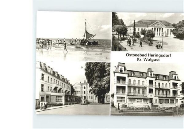 Heringsdorf Ostseebad Usedom Strand Kulturhaus Markt FDGB Erholungsh