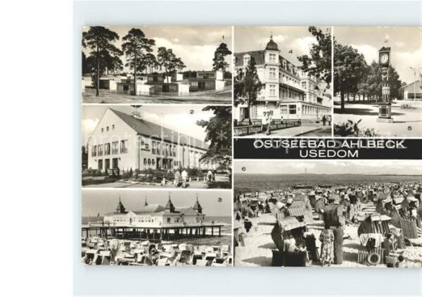 Ahlbeck Ostseebad FDGB Urlauberdorf Erholungsheim Haus Er