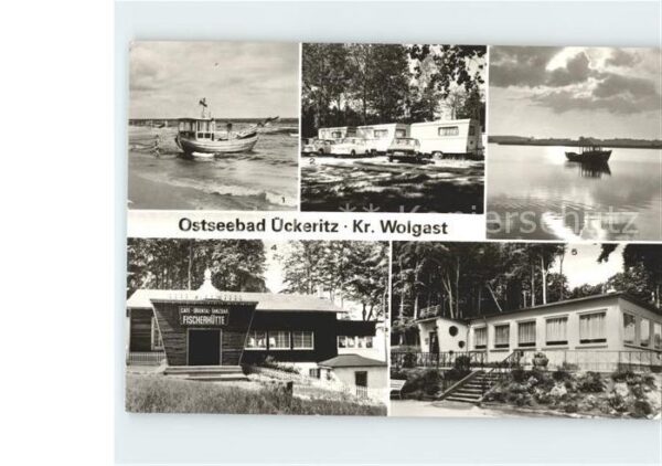 Ueckeritz Usedom Strand Wohnwagen VEB Kombinat Achterwas