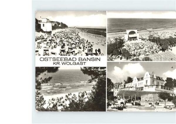 Bansin Ostseebad Strand Kurkonzert FDGB Erholungsheim Jo