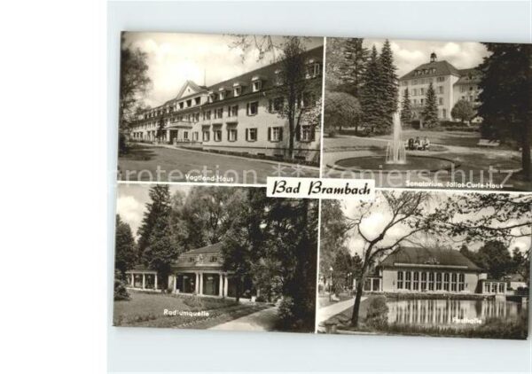 Bad Brambach Vogtland Haus Sanatorium Joliot Curie H