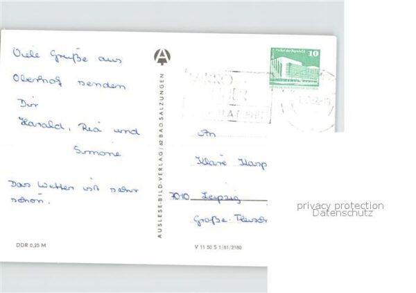 Oberhof Thueringen FDGB Erholungsheim Rennsteig Fritz Wein – Bild 2
