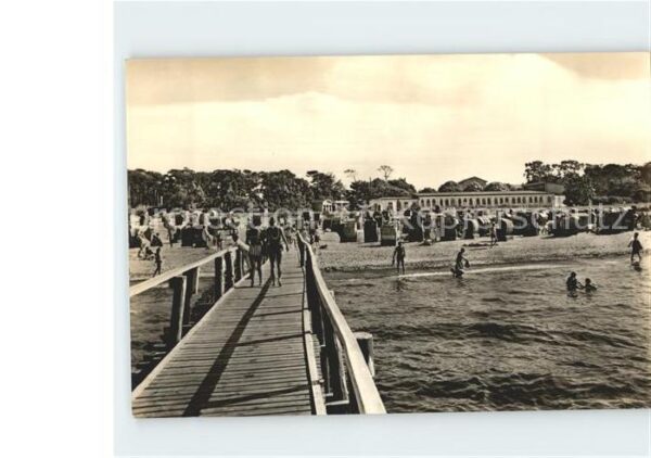 Kuehlungsborn Ostseebad Strand Brücke