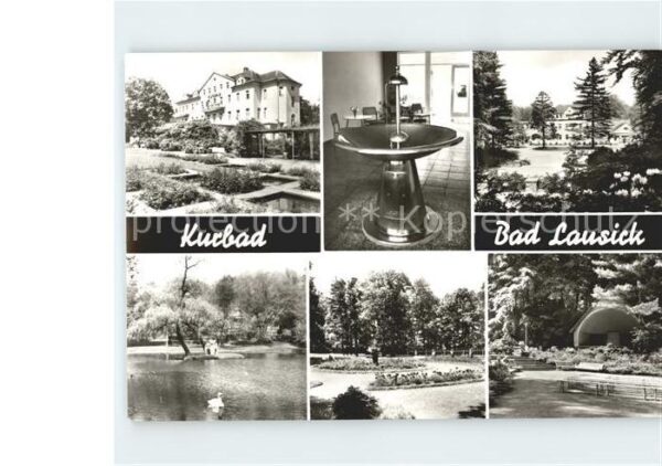 Bad Lausick Kurbad Trinkhalle Kurmittelhaus Schwane