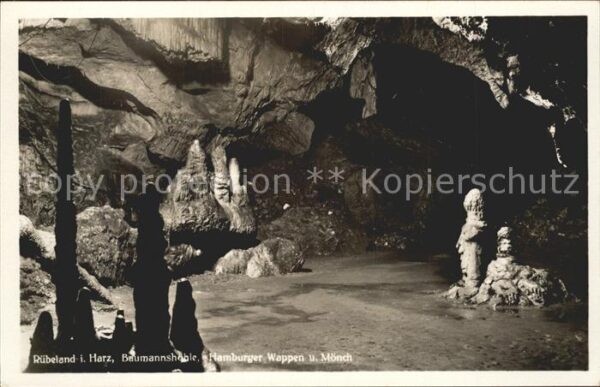Ruebeland Harz Baumannshöhle Hamburger Wappen Mönch