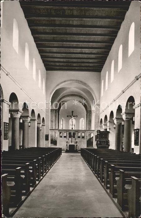 Bad Gandersheim Inneres Stiftskirche Mittelgang