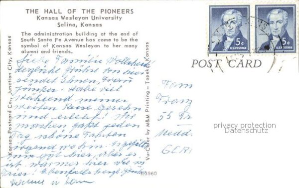 Salina Kansas Hall Pioneers Kansas Wesleyan Universit – Bild 2