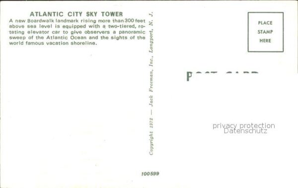 Atlantic City New Jersey Sky Tower – Bild 2