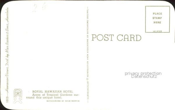 Honolulu Royal Hawaiian Hotel – Bild 2