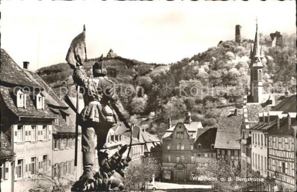 Weinheim Bergstrasse Denkmal Burgruine Evangelische Jugendha