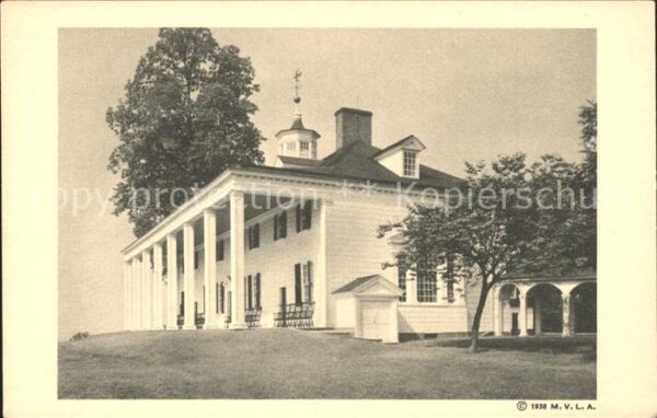 Mount Vernon Washington Mansion East Front