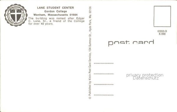 Wenham Lane Student Center Gordon College – Bild 2