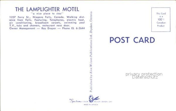 Niagara Falls Ontario Lamplighter Motel – Bild 2